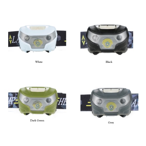 

Outdoor USB LED Headlamp Headlight Water Resistant LED Inductive Flashlight Head Light Lamp