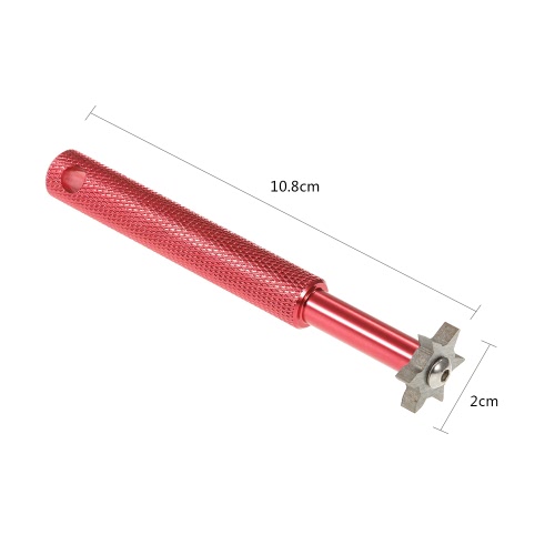 

Golf Club Groove Sharpener Tool with 6 Cutter Heads Golf Club Grooving Cleaning Tool Golf Accessories Both V and U Shaped Iron Grooves