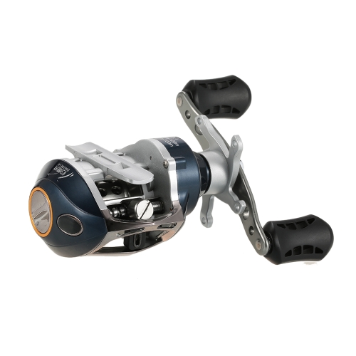 

​6+1 Ball Bearings 6.3:1 Left/Right Hand Baitcasting Fishing Reel Casting Fishing Baitcast Reel with Magnetic Brake Control