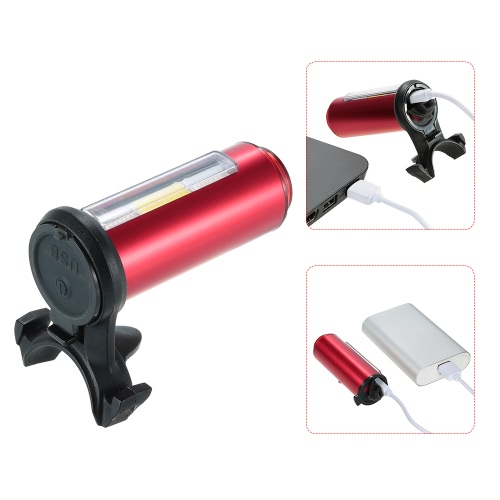 

Алюминиевый USB аккумуляторная велосипедов света Задний фонарь LED Предупреждение безопасности Велосипедная Велоспорт Свет велосип