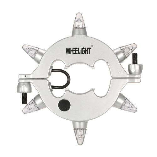 

WHEELIGHT 3 Modes LED Bike Tracking Light Lamp For All Size Bike Hub Tracking Light In Night with Remote Control