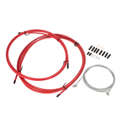 

Bike Bicycle Brake Cable and Housing Set Bicycle Brake Line Housing Cable Replacement Kit Brake Shifter Derailleur Brake Cable Shifting Lever Wire Line