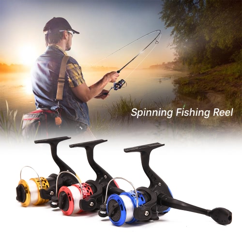 

Collapsible Handle Spinning Fishing Reel with 5.2:1 Gear Ratio 1 Ball Bearings for Freshwater Saltwater Fishing