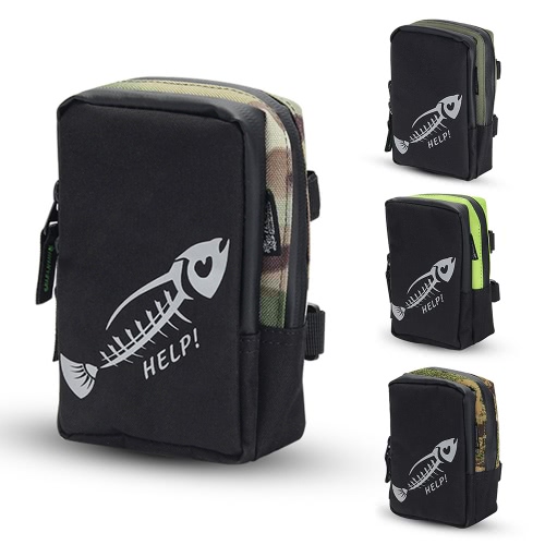

Fly Fishing Bag Портативный мини-рыболовный снасти Сумка для карманных рыболовных снастей Сумка на открытом воздухе Спортивная сумка