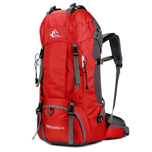 

Free Knight 60L Hiking Backpack Mountaineering Camping Trekking Travel Bag Large Capacity Internal Frame Water Resistant for Outdoor with Rain Cover
