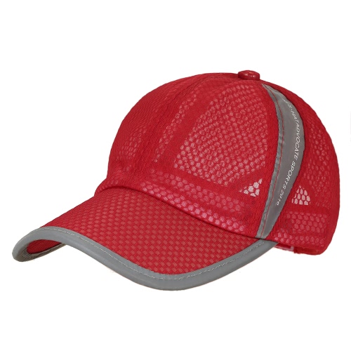 Primavera Homens e mulheres Boné de beisebol Quick Dry Summer Visor Chapéu Breathable Casual Mesh Gorros de beisebol