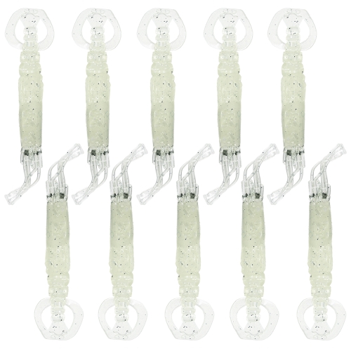 

10PCS 8.5cm 3g Мягкая прикормка для креветок Мягкая приманка Приманки для рыбалки Приманки для приманки приманки