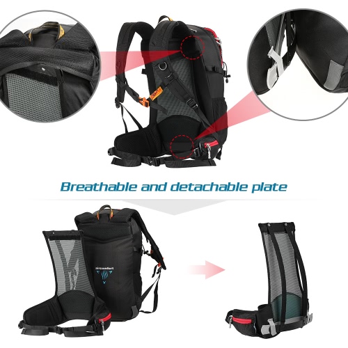 

38L Outdoor Sports Backpack Traveling Hiking Camping Trekking Backpack Internal Frame Bag with Rain Cover