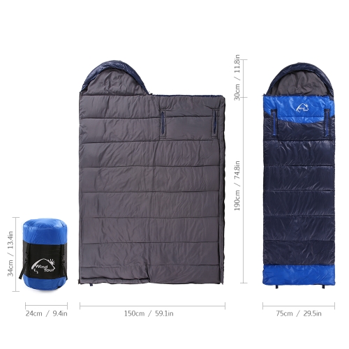 

Winter Warm Thickened Cotton Outdoor Camping Sleeping Bag