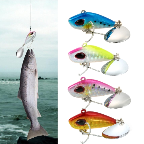 

4cm / 25g Lifelike Fishing Lure Swimbait VIB Hard Bait Fish Treble Hook Tackle
