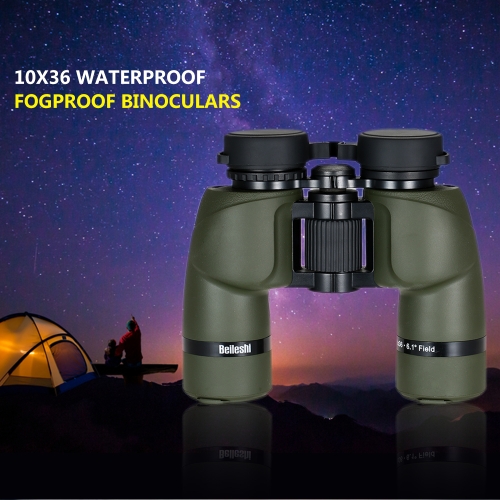 

10x36 Binoculars Waterproof Fogproof Outdoor Sport Binoculars Telescope Wide Band Coated for Hunting Bird Watching Backpacking