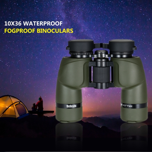 10x36 Binoculars Waterproof Fogproof Outdoor Sport Binoculars Telescope Wide Band Coated For Hunting Bird Watching Backpacking