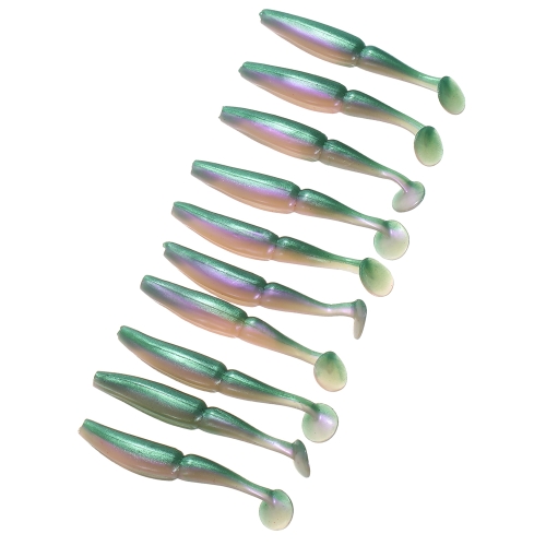 

Lixada 10pcs 7.5cm / 3.3g T Хвост Тип рыбы Мягкая уловка для рыбалки Мягкая приманка Мягкая приманка для рыбалки наживки