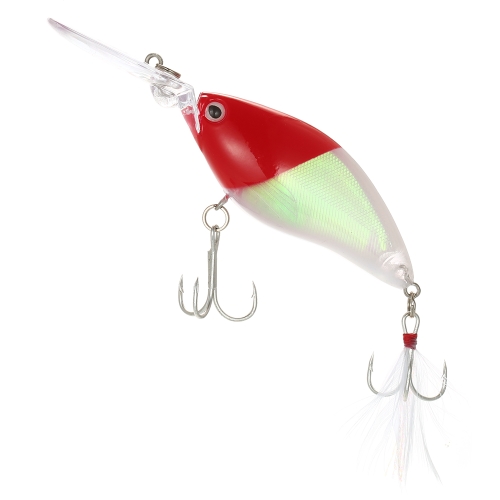 

11cm / 18g Crank Bait Set Fishing Lure Swim Bait Искусственные приманки Рыболовные снасти Treble Перо Рыбалка Приманки Крючки