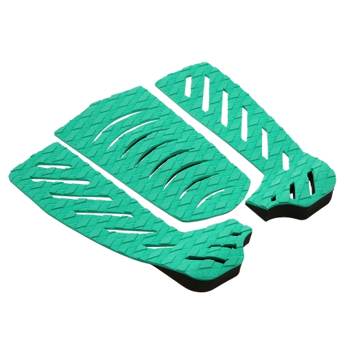 

Set of 3pcs Surfboard Traction Tail Pads Surfing Surf Deck Grips Adhesive Stomp Pad for Surfing Skimboarding Water Sports Accessories