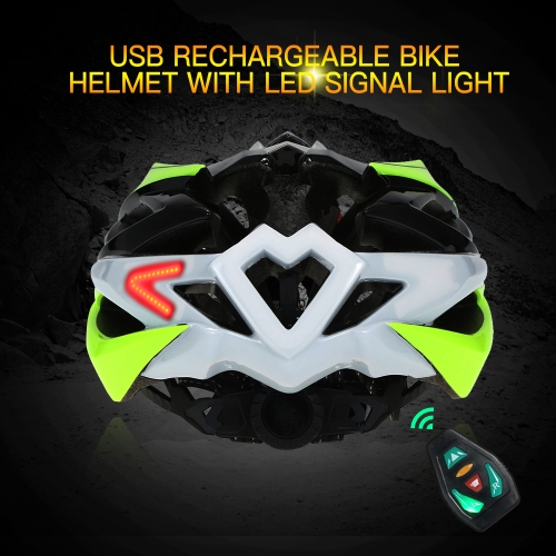 

USB Rechargeable Smart Bicycle Helmet