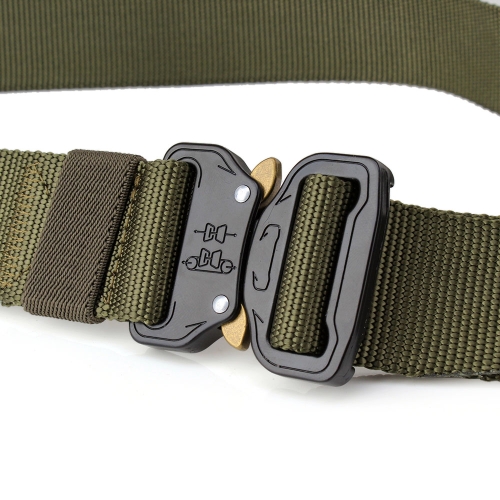 

Lixada Heavy Duty Waist Belt Adjustable Nylon Belts with Metal Buckle Hunting Accessories