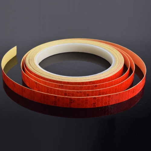 8M Cycling Mountain Bike Reflective Stickers Strip Water-Resistant Safety Warning Fluorescent Tape for Bicycle Cycling Motorcycle