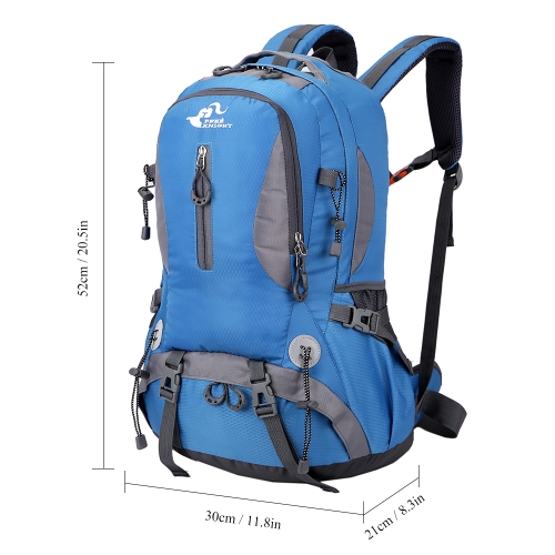 

40L Water-resistant Hiking Camping Backpack Outdoor Sport Travel Laptop Daypack for Men Women