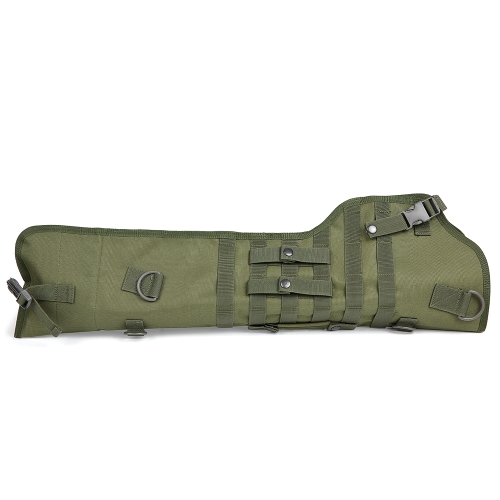 Folding Hunting Scabbard Bag Outdoor Shooting Tool Barrel Molle Scabbard Sheath Hunting Barrel Holster Carry Bag Shooting Shoulder Bag Carrier