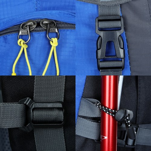

Hwjianfeng 65L + 5L Outdoor Trekking Travel Backpack