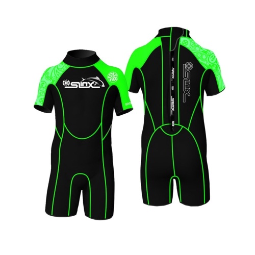 Trajes de buceo para niños Traje de neopreno de 2 mm Niños Niñas Cremallera Canotaje Natación Snorkeling Trajes de baño Kayak