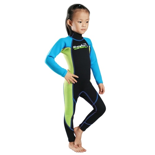 

Детские подводные костюмы 2MM Neoprene Wetsuit Boys Girls Zipper Гребля на байдарках и каноэ Плавание Подводное плавание Каякинг Купальники