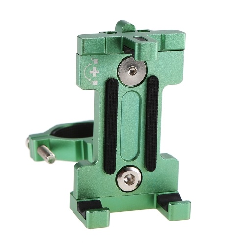 Bike Phone Holder MTB Phone Mount Adjustable Cycling Phone Cradle 3.5 to 7IN Phone Clamp 360° Rotatable Phone Rack