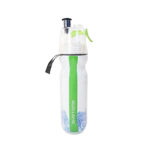 O2COOL Keep Cool Insulated Fahrrad Wasserflasche Spray Mist