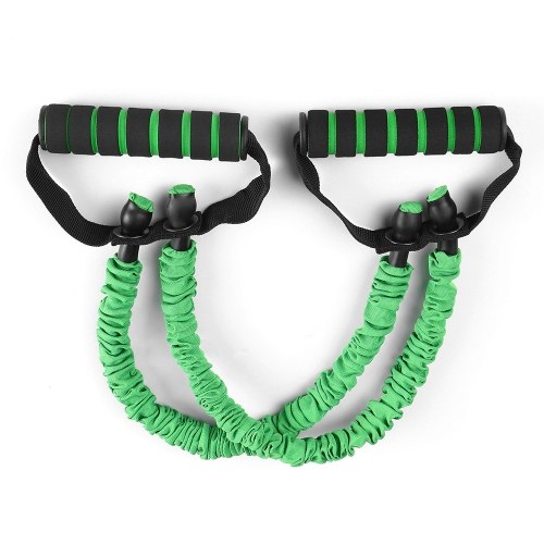 

Elastic Resistance Tube Bands Exercise Cords Ropes with Protective Sleeves and Handles