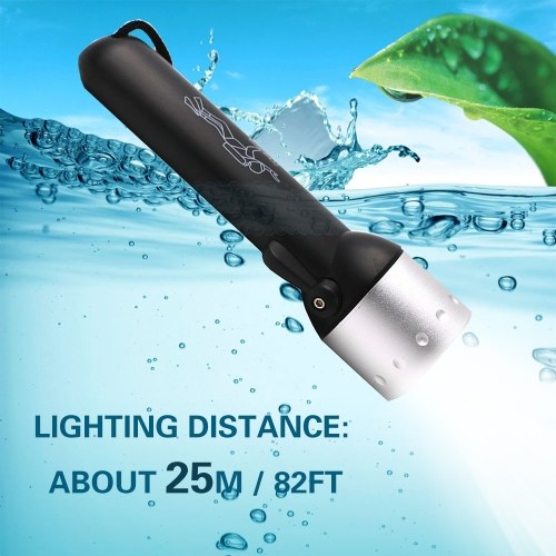 

Q12-1LED Super Bright Diving Flashlight