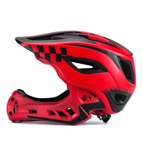 

Kid Bike Full Face Helmet Дети Езда Скейтборд Защитный шлем Катание на роликах Роликовые дощечки Спортивное защитное снаряжение со съемной челюстью