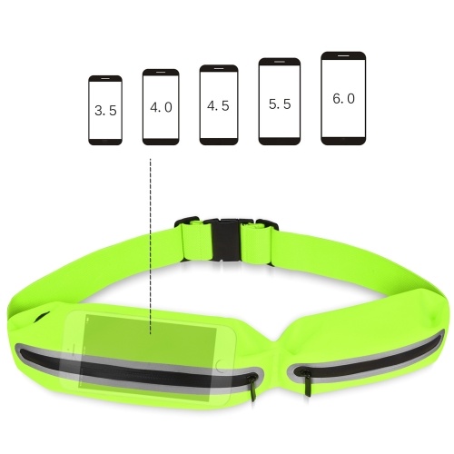 

Outdoor Sports Pockets Multifunctional Waterproof Running Waist Bag Cotton Fabric Mobile Phone Bags