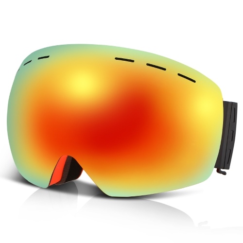 Lixada Ski Snowboardbrille OTG Anti-Fog UV-Schutz Schneebrille