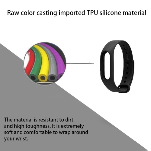

Replacement Watch Band Sport Wristband Adjustable Wrist Strap TUP Silicone Material Comfortable High Elasticity for M2 Smart Bracelet