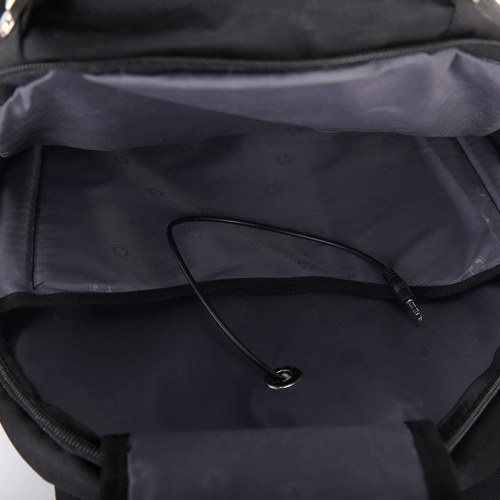 

New Swiss Military Army Multifunction 15inch Laptop Bag Backpack External USB Charge Schoolbag Black