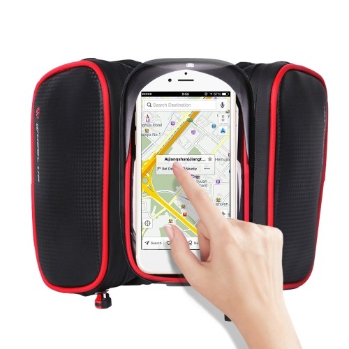 

Bike Phone Bag Top Tube Bag Bike Phone Holder Cycling Front Frame Bag