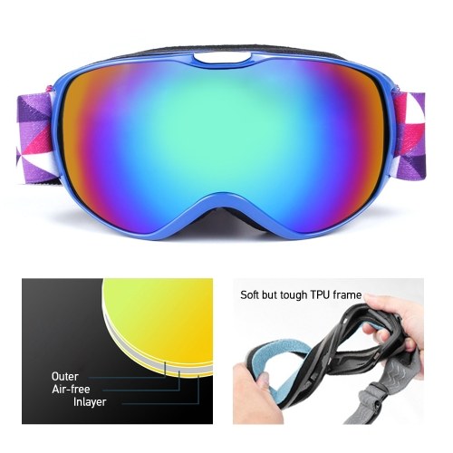 

Anti-fogging Goggles Skiing OTG Goggle UV400 Protection Goggles