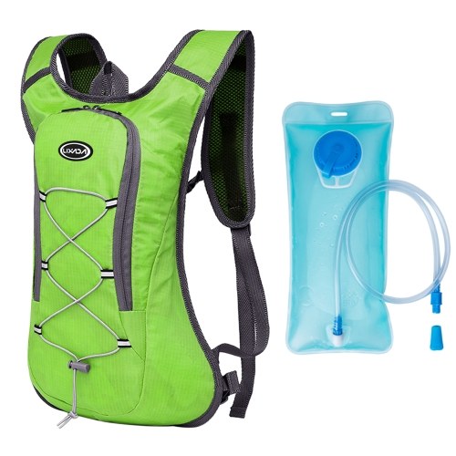 

Lixada Breathable Ultralight Bicycle Backpack Outdoor Sport Cycling Camping Hiking Running Hydration Pack Bag with with 2L Water Bladder