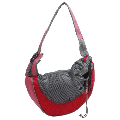 

Pet Dog Carriers Bag Breathable Mesh Travel Bag Portable Going Out Pet Bag Dog Chest Side Backpack Pet Supplies
