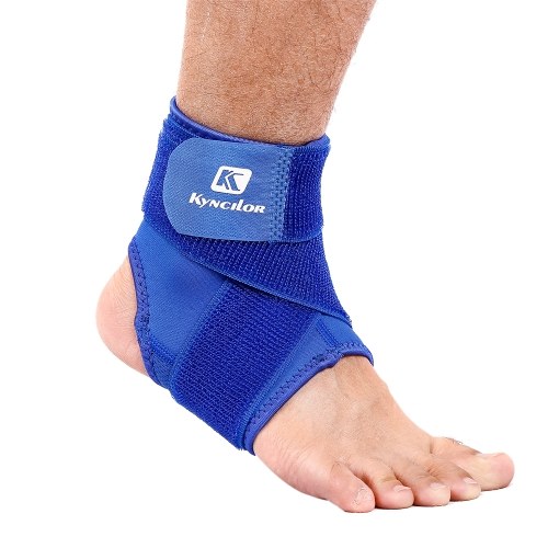 Sport Ankle Support Elastic High Protect Sports Equipment Safety Running Basketball Ankle Brace Support Black&S