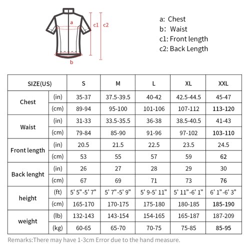 

Men Short Sleeve Cycling Jersey