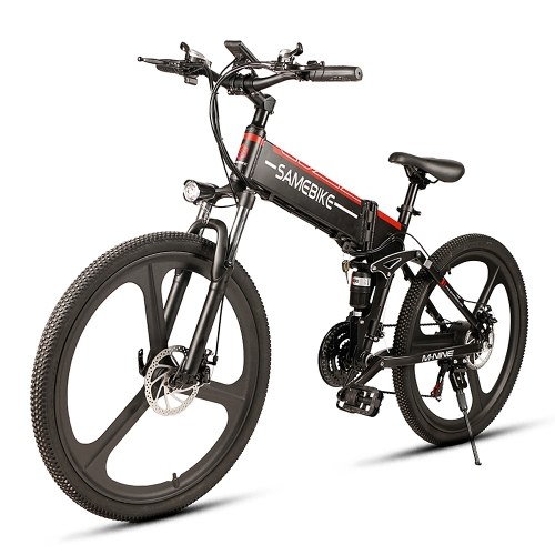 

Samebike LO26 26-дюймовый складной электрический велосипед