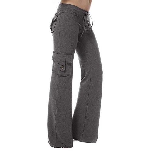 

Women Yoga Pants Drawstring Wide Leg Pants