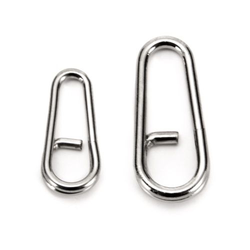 

Stainless Steel Fishing Snap Swivels Fishing Speed Clip Fishing Oval Split Fishing Line Connector
