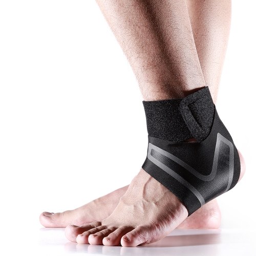 

One Pair Unisex Ankle Support Brace Foot Bandage Sprain Prevention Stretchable Adjustable Sports Fitness Foot Protection Ankle Guard