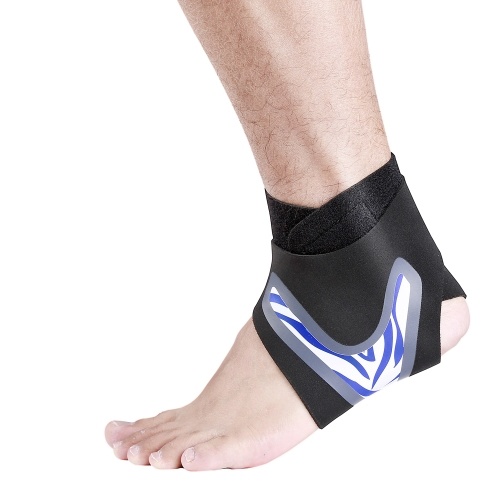 

One Pair Unisex Ankle Support Brace Foot Bandage Sprain Prevention Stretchable Adjustable Sports Fitness Foot Protection Ankle Guard