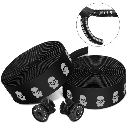 

1 pair of Bicycle Handlebar Tapes Soft Road Bike Handlebar Band Breathable Non-Slip Cycling Handlebar Belt EVA PU Bar Tape Bicycle Horns Belt Bike Anti-Slip Shockproof Wrap Riding Equipment