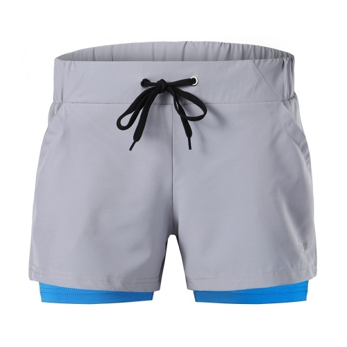 

Women 2-in-1 Running Shorts Quick Drying Breathable Active Training Jogging Cycling Workout Shorts with Liner