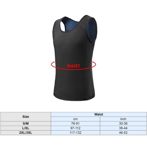

Men Sweat Sauna Shaper Vest Stretchable Bodycon Yoga Running Gym Shapewear
